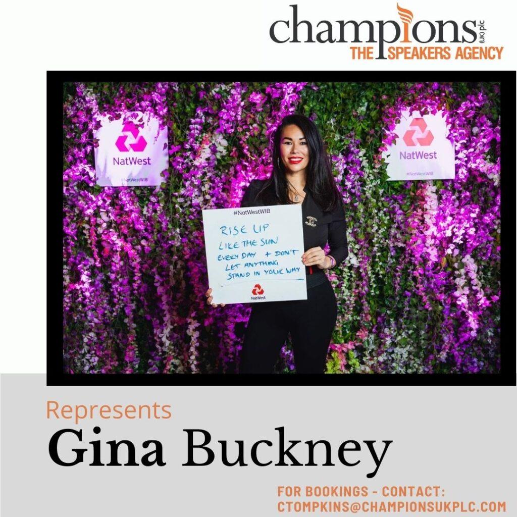 Gina Buckney AND CHAMPIONS SPEAKERS