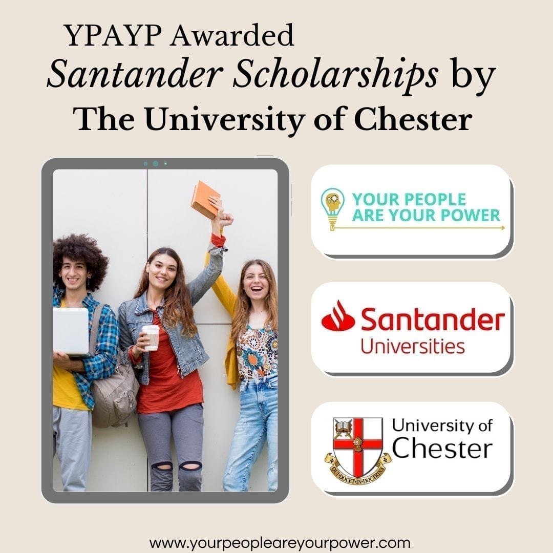 YPAYP awarded Santander Project Placement Scholarships on behalf of The University of Chester